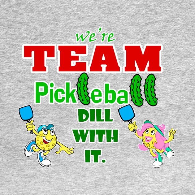 Team Pickleball by Toonicorn